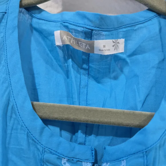 NWOT Athleta Swim Cover Up Cotton Tie Dyed Medium - Picture 3 of 7